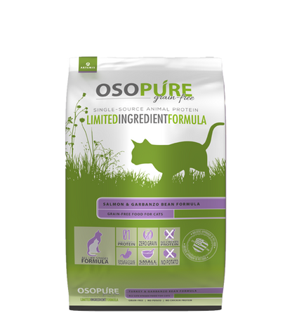 アーテミス オソピュア グレインフリー フィーライン サーモン＆ガルバンゾー 猫用